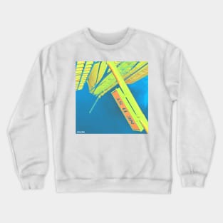 miami design street collage art in aesthetic stylish photo Crewneck Sweatshirt